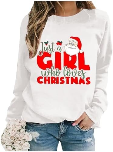 Women's Autumn And Winter Christmas Calf Printed Drop Sleeve Hooded Pullover Sweatshirt Round Women S Zippe