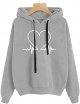 Hoodies for Women Fashion Printed Sweatshirt Long Sleeve Sweater Pullover Autumn Trend Clothing With Pockets